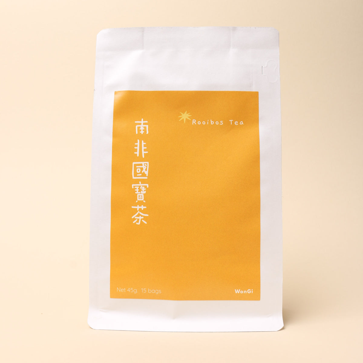 Rooibos tea packaged in Taiwan by WonGi